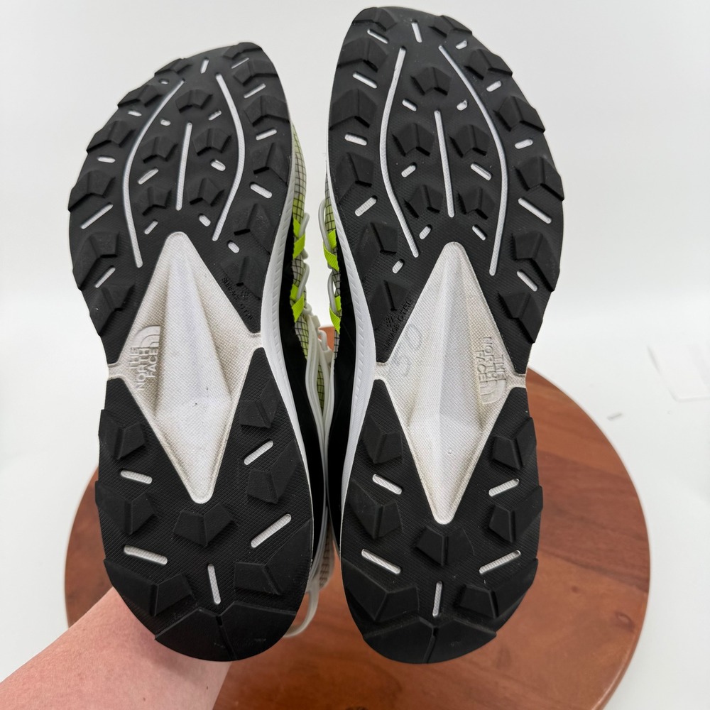 The North Face Oxeye Tech White/LED Yellow Trail Running Shoes NF0A7W5U Men's 12 - Picture 9 of 10